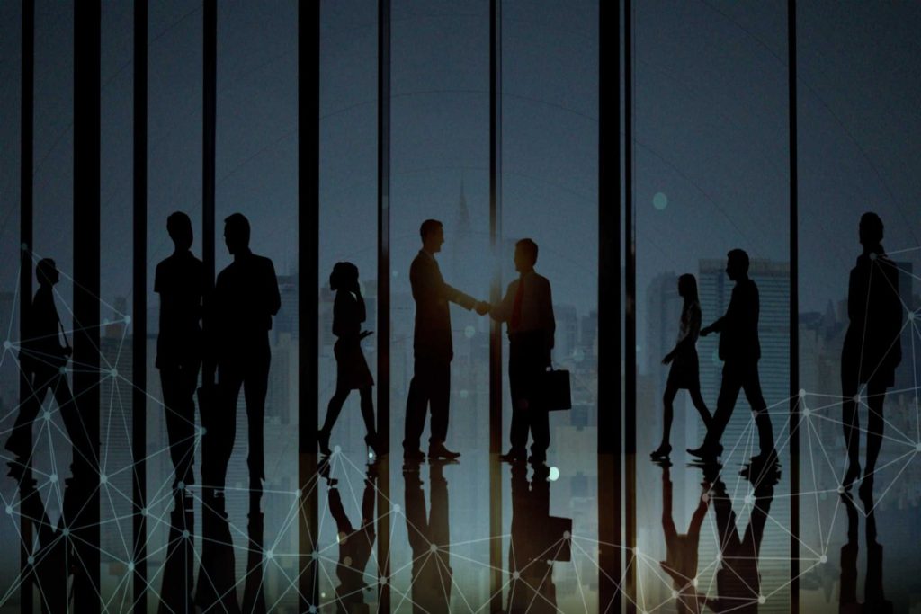 گروهی از کارکنان یک شرکت گرافیکی